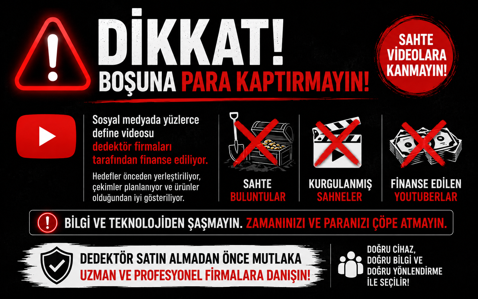 Boşuna Para Kaptırmayın: Sosyal Medyadaki Sahte Define Videolarına Dikkat!